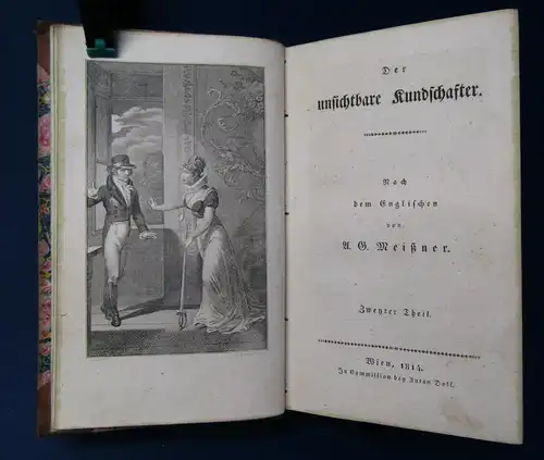 Meißners sämmtliche Werke 2.Bd. Theater 2. Theil 1813 Belletristik Klassiker js