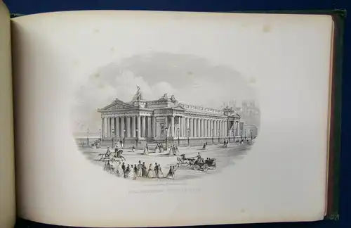 Edinburgh Views Of Edinburgh and Vicinity ca. 1850 Goldprägung Goldschnitt js