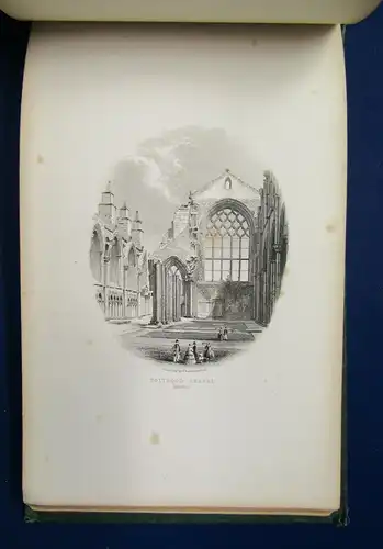 Edinburgh Views Of Edinburgh and Vicinity ca. 1850 Goldprägung Goldschnitt js