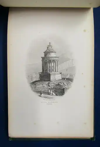 Edinburgh Views Of Edinburgh and Vicinity ca. 1850 Goldprägung Goldschnitt js