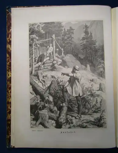 Scheffel Bergpsalmen. Dichtung 1870 Belletristik Versepen Klassiker sf