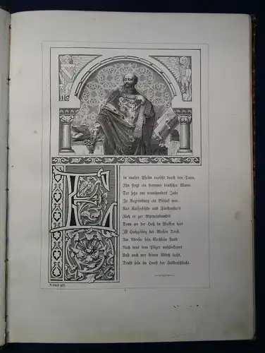 Scheffel Bergpsalmen. Dichtung 1870 Belletristik Versepen Klassiker sf