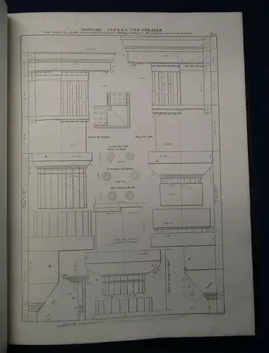 Mauch Die architektonischen Ordnungen der Griechen und Römer. 2 Bde in 1 1875 sf