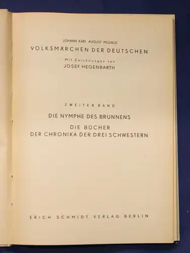 Rübezahl, die drei Schwestern, Melechsala, Die Nymphe des Brunnes 1947 js