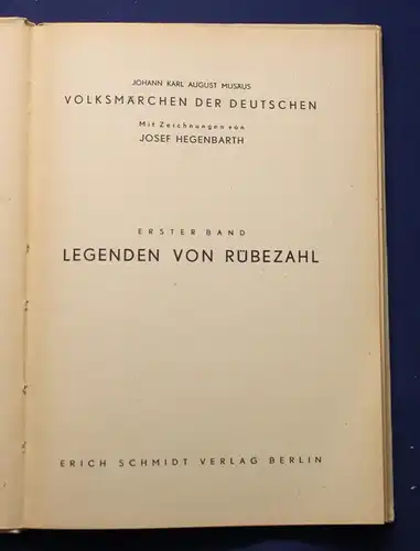 Rübezahl, die drei Schwestern, Melechsala, Die Nymphe des Brunnes 1947 js