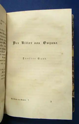 Lever Der Ritter von Gwynne 1847 Bde 1-6 komplett sehr selten Belletristik js