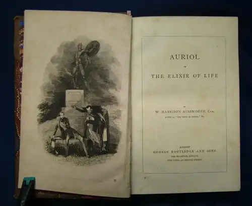 Ainsworth Auriol or The Elixir of Live um 1870 Geschichte Belletristik sf