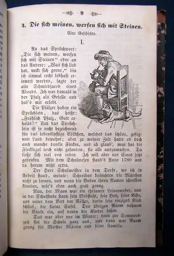 Horn Die Spinnstube (Ein Volksbuch) 8. Jhg 1853 Geschichten Belletristik sf