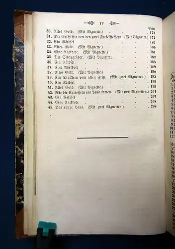 Horn Die Spinnstube (Ein Volksbuch) 4. Jhg 1849 Geschichten Belletristik sf