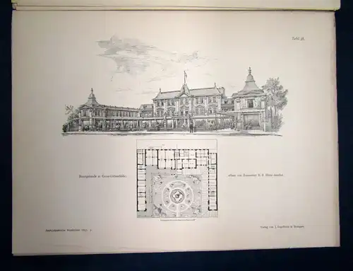 Eisenlohr/ Weigle Architektonische Rundschau 9. Jhg Lieferung 5 1893 Kunst sf