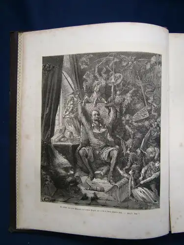 Don Quirote v. La Mancha 2 Bde Leben u. Thaten des scharfsinnigen Edlen 1868  js