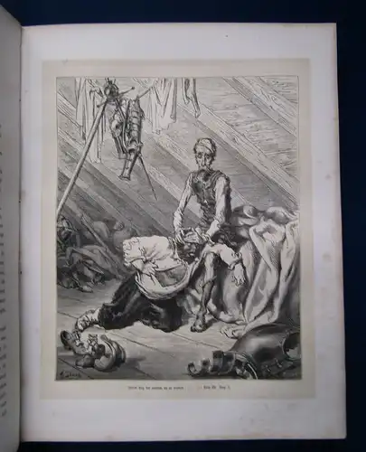 Don Quirote v. La Mancha 2 Bde Leben u. Thaten des scharfsinnigen Edlen 1868  js