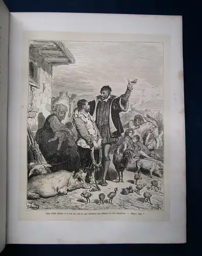 Don Quirote v. La Mancha 2 Bde Leben u. Thaten des scharfsinnigen Edlen 1868  js