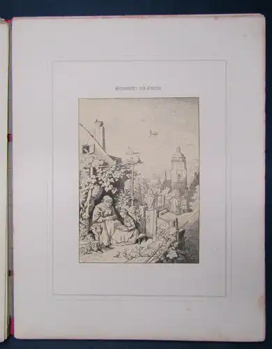 Der Sonntag in Bildern von Ludwig Richter ohne Jahr Kunst Zeichnungen js