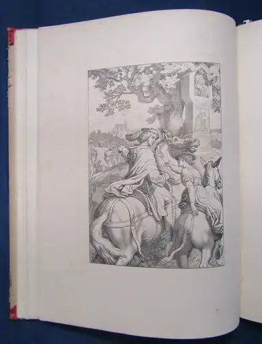 von Aue Der arme Heinrich 1878 7 Zeichnungen von Joseph Ritter von Führich js