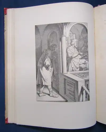 von Aue Der arme Heinrich 1878 7 Zeichnungen von Joseph Ritter von Führich js