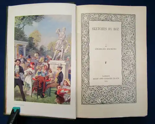 Charles Dickens Sketches By Boz 1903 Belletristik Humor Literatur Lyrik  js