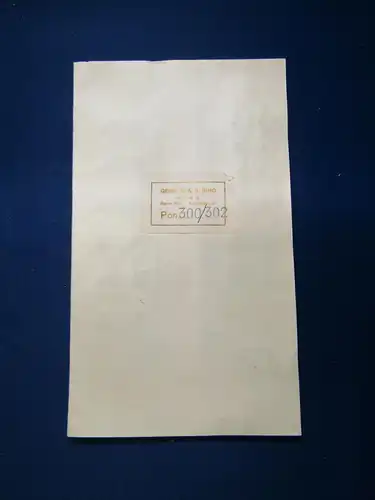 Original Musterblatt für Samtbänder der Gebr. E. & S. Bing um 1910 Technik sf