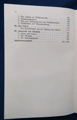 Maritz Musikerziehung durch den Klavierunterricht 1925 Fachwissen Studium js