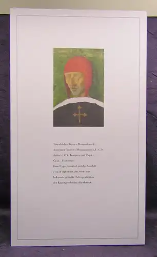 Ernst Fischer "Totenbildnis Kaiser Maximilians I." 2018 Totentanzkunst Kultur sf
