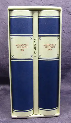 Sickler & Reinhardt Almanach aus Rom für Künstler o. J. 2 Bde Reprint sf