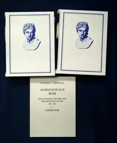 Sickler & Reinhardt Almanach aus Rom für Künstler o. J. 2 Bde Reprint sf