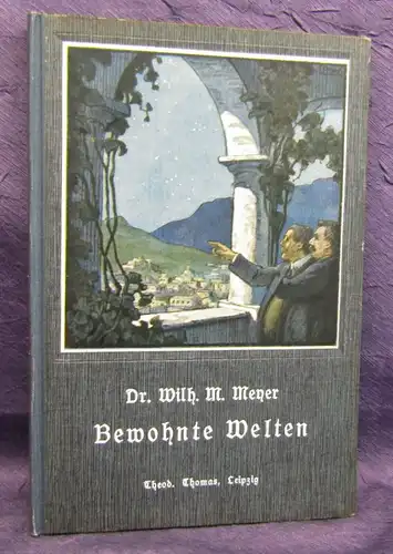 Meyer Bewohnte Welten 1909 Geschichte Landschaft Wissenschaft Wissen sf