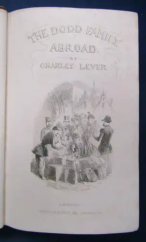 Lever The Dodd Family Abroad 2 Bde (von 3) Die Dood Familie im Ausland 1854  js