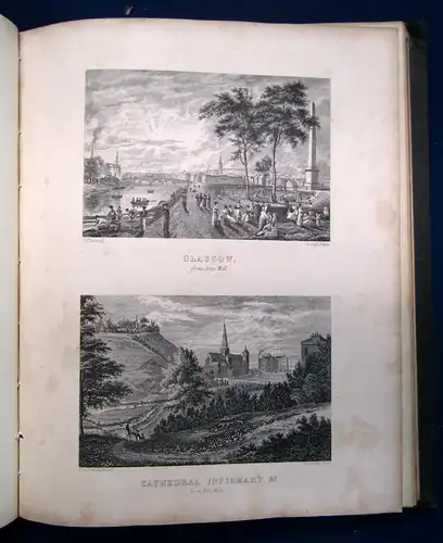 Leigthon Strath - Clutha or the Beauties of Clyde um 1850 England Landeskunde sf