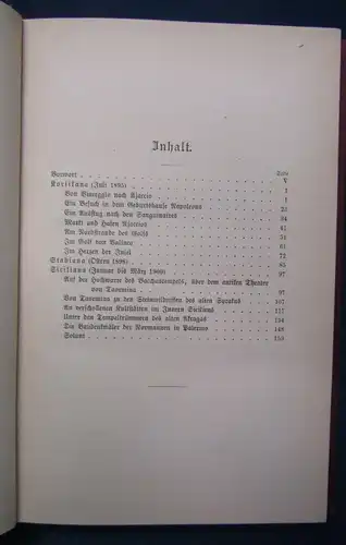 Dohna Kulturbilder von de Gestaden des Mittelmeers 1903 Geografie Ortskunde js