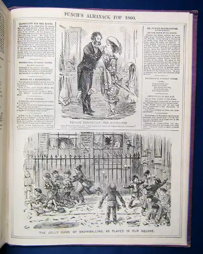 Punch's Twenty Almanacks 1842-1861 Belletristik Humor Literatur englisch sf