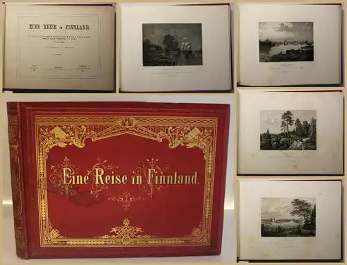 Hermann/ Zacharias Eine Reise in Finnland 1874 Abenteuer Reise Landeskunde sf