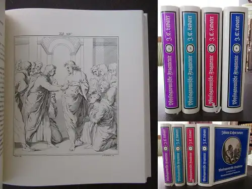 Lavater Physiogonomische Fragmente 1775-1778 4 Bde komplett Reprint v. 1968  js