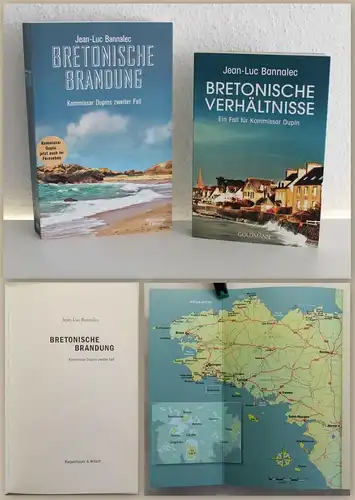 Konvolut Bannalec Bretonische Verhältnisse & Bretonische Brandung 2013/14 Krimi