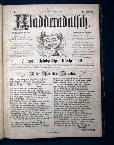 Kladderadatsch 12. Jahrgang 60. Nr. 1859 Humoristisch-satirisches Wochenblatt sf