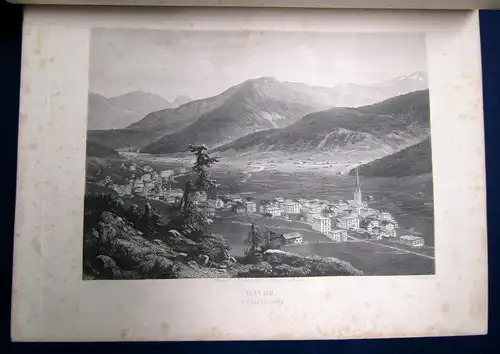 Osenbrüggen Das Hochgebirge der Schweiz um 1880 72 Stahlstiche Landeskunde sf