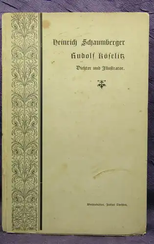 Meyer Heinrich Schaumberger und Rudolf Köselitz 1901 Illust. v. Schaumberger js