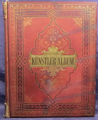 Scherenberg Deutsches Künstler-Album 1877 10 Jg. Beiträge lebender Künstler  js