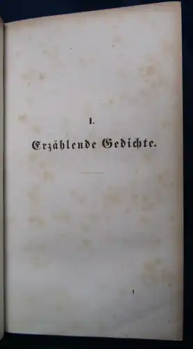 Prutz Gedichte 1852 Gedichte Belletristik Unterhaltung Literatur  js