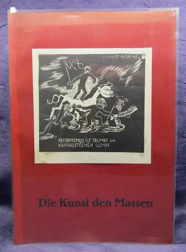 Die Kunst den Massen Verbreitung von Kunst 1919- 1933 Originalgraphiken 1977 js