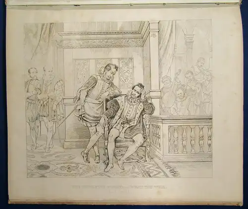 Skizzen zu Shakspeare's Was ihr wollt, gezeichnet gestochen, radirt um 1840 js
