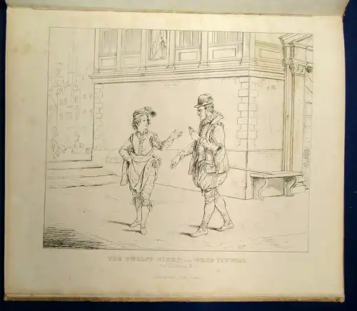 Skizzen zu Shakspeare's Was ihr wollt, gezeichnet gestochen, radirt um 1840 js