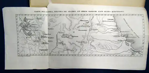 Prescott Geschichte der Eroberung von Mexico 2 Bde 1845 Landeskunde sf