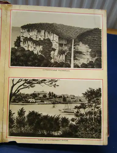 Leporello von Sydney Views um 1890 Ortskunde Australien Architektur sf