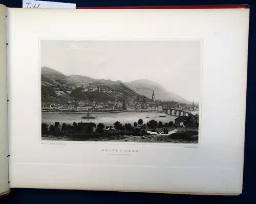 Album von Heidelberg um 1870 Ortskunde Landeskunde Baden-Württemberg sf