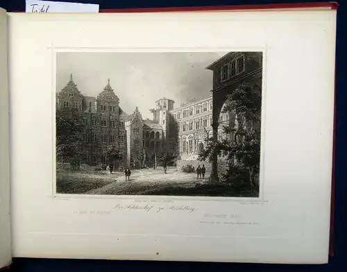 Album von Heidelberg um 1870 Ortskunde Landeskunde Baden-Württemberg sf