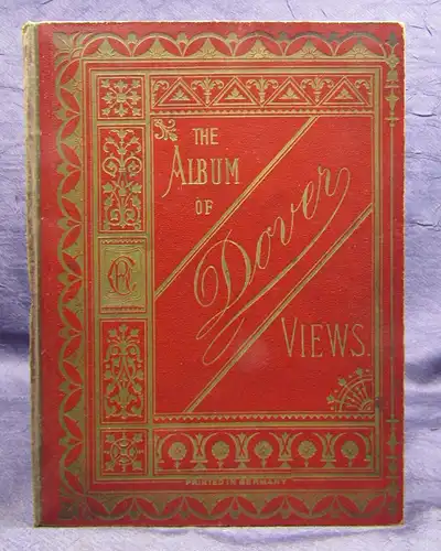 Leporello von Dover Views um 1890 Ortskunde England Architektur sf