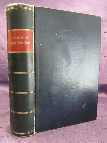 Hirth Johann Peter Lyser (Der Dichter, Maler, Musiker) 1911 Geschichte sf