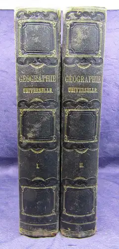 Geographie Universelle de Malte - Brun 2 Bde um 1860 illustriert Gustav Dore sf