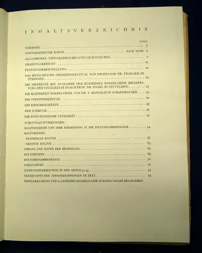 Schmidt/ Peters Monographien zur Urgeschichte des Menschen 1930 Geschichte sf